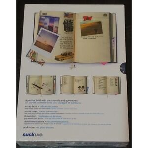 My Travel Journal UK Hardcover Diary for Globetrotters Trip Memories Blue